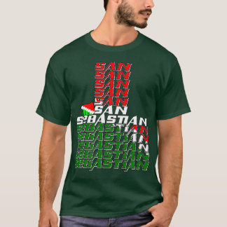 San Sebastian Kaskade Text 3 T-Shirt