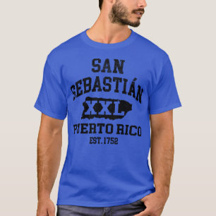 San Sebastian Puerto Rico XXL Athletisches Design T-Shirt