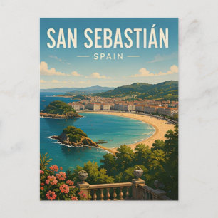 San Sebastian Spanien Baskische Küste Und Essen Re Postkarte