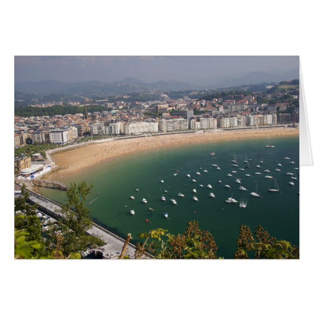San Sebastian, Spanien. Die baskische Stadt San (Vorderseite (Horizontal))
