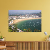 San Sebastian, Spanien. Die baskische Stadt San Leinwanddruck (Insitu (Wohnzimmer))