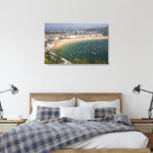 San Sebastian, Spanien. Die baskische Stadt San Leinwanddruck (Insitu (Schlafzimmer))