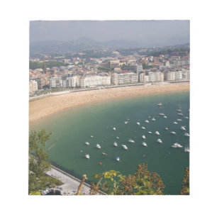 San Sebastian, Spanien. Die baskische Stadt San Notizblock