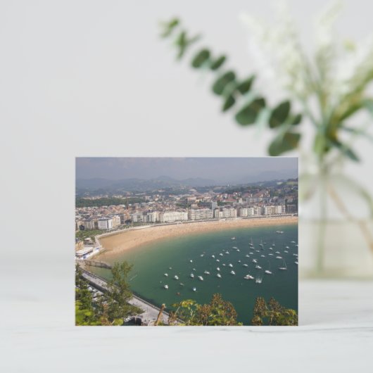 San Sebastian, Spanien. Die baskische Stadt San Postkarte (Stehend Vorderseite)