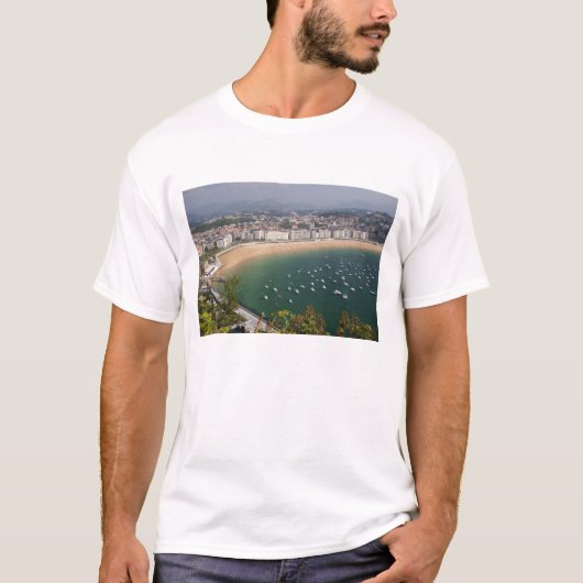 San Sebastian, Spanien. Die baskische Stadt San T-Shirt (Vorderseite)