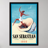 San Sebastian Spanien Poster (Vorne)