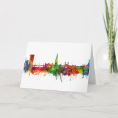 San Sebastian Spanien Skyline Karte (Vorderseite)