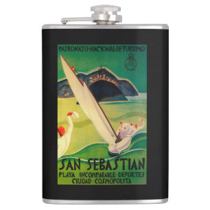 San Sebastián Vintages PosterEurope Flachmann