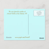 San Simeon Ocean View Postkarte (Rückseite)