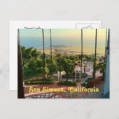 San Simeon Ocean View Postkarte (Vorne/Hinten)