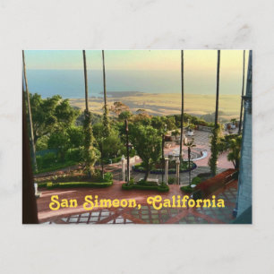 San Simeon Ocean View Postkarte
