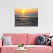 San Simeon Sunset 3 Leinwanddruck (Insitu (Wohnzimmer))