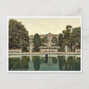 San-Souci, Potsdam, Berlin, Deutschland seltenes P Postkarte