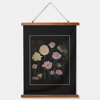 San Telmo Flowers Wandteppich Mit Holzrahmen