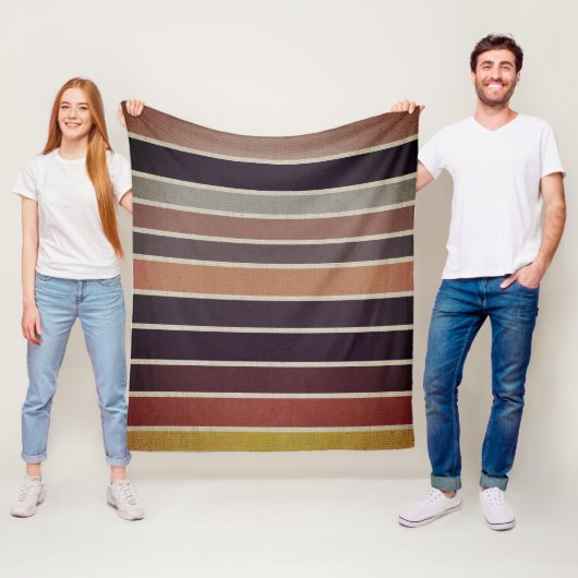 San Telmo Streifen Fleecedecke (Beispiel)