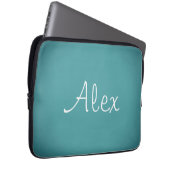 San Telmo Verführerisch Aqua Laptopschutzhülle (Vorne Rechts)