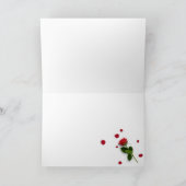 San Valentín con rosa y corazones Karte (Innenseite)