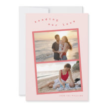 San Valentinische Fotokarte mit mehreren Fotos