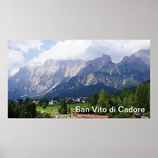 San Vito di Cadore Italien Poster (Vorne)