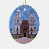 San Xavier del Bac Mission - Tucson, AZ Keramik Ornament (Rechts)