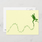 Sana rana postkarte (Vorne/Hinten)