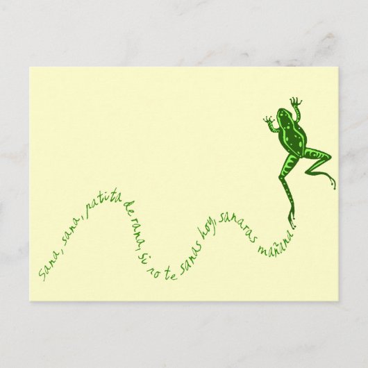 Sana rana postkarte (Vorderseite)