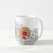 Sana Tarot - Two of Pentacles Kaffeetasse (VorderseiteRechts)