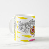 Sana Tarot - Two of Pentacles Kaffeetasse (Vorderseite Links)