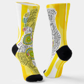 Sana Tarot - Two of Pentacles Socken (Gewinkelt)