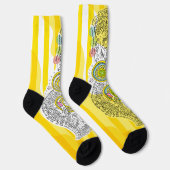 Sana Tarot - Two of Pentacles Socken (Rechts)