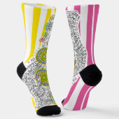 Sana Tarot - Two of Pentacles Socken (Gewinkelt)