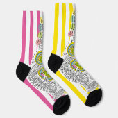 Sana Tarot - Two of Pentacles Socken (Rechts)
