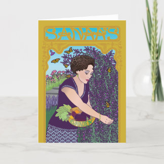 Sanaas Garten Faltkarte