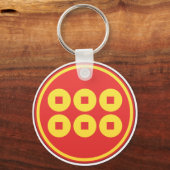 Sanada Clan Kamon Schlüsselanhänger (Vorderseite)