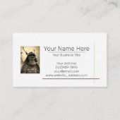 SANADA YUKIMURA：Business Card Visitenkarte (Rückseite)