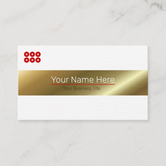 SANADA YUKIMURA：Business Card Visitenkarte (Vorderseite)