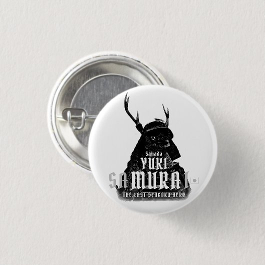 SANADA YUKIMURA (Dark ver) Button (Vorne & Hinten)
