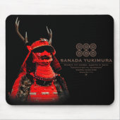 SANADA YUKIMURA (Rot über) Mousepad (Vorne)