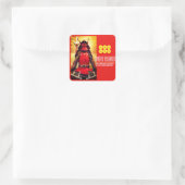 SANADA YUKIMURA:Seal Quadratischer Aufkleber (Tasche)