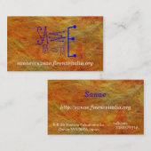 sanae visitenkarte (Vorne/Hinten)