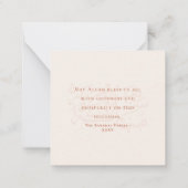 Sanah Hijriyah Mubaraka 1447 Flachkarte Mitteilungskarte (Rückseite)