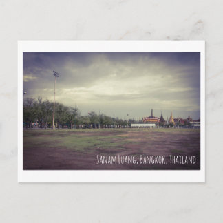 Sanam luang Thailand Vintage Postkartenreise Postkarte