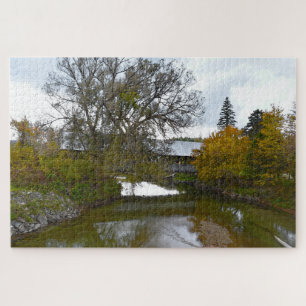 Sanborn Covered Bridge, Lyndon, Vermont Puzzle