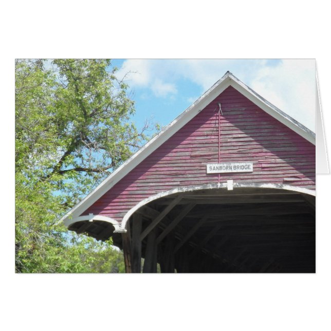 Sanborn Covered Bridge - Vermont (Vorderseite (Horizontal))