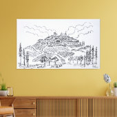 Sancerre | Loire Valley, Frankreich Leinwanddruck (Insitu (Wohnzimmer))