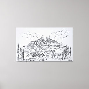 Sancerre Loire Valley, Frankreich Leinwanddruck