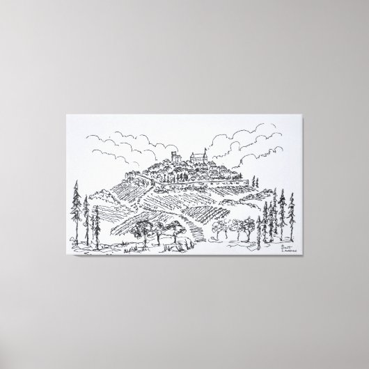 Sancerre | Loire Valley, Frankreich Leinwanddruck (Vorderseite)