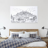 Sancerre | Loire Valley, Frankreich Leinwanddruck (Insitu (Schlafzimmer))