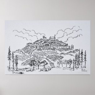 Sancerre   Loire Valley, Frankreich Poster