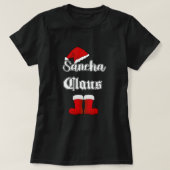 Sancha Claus Funny Christmas Shirt (Design vorne)